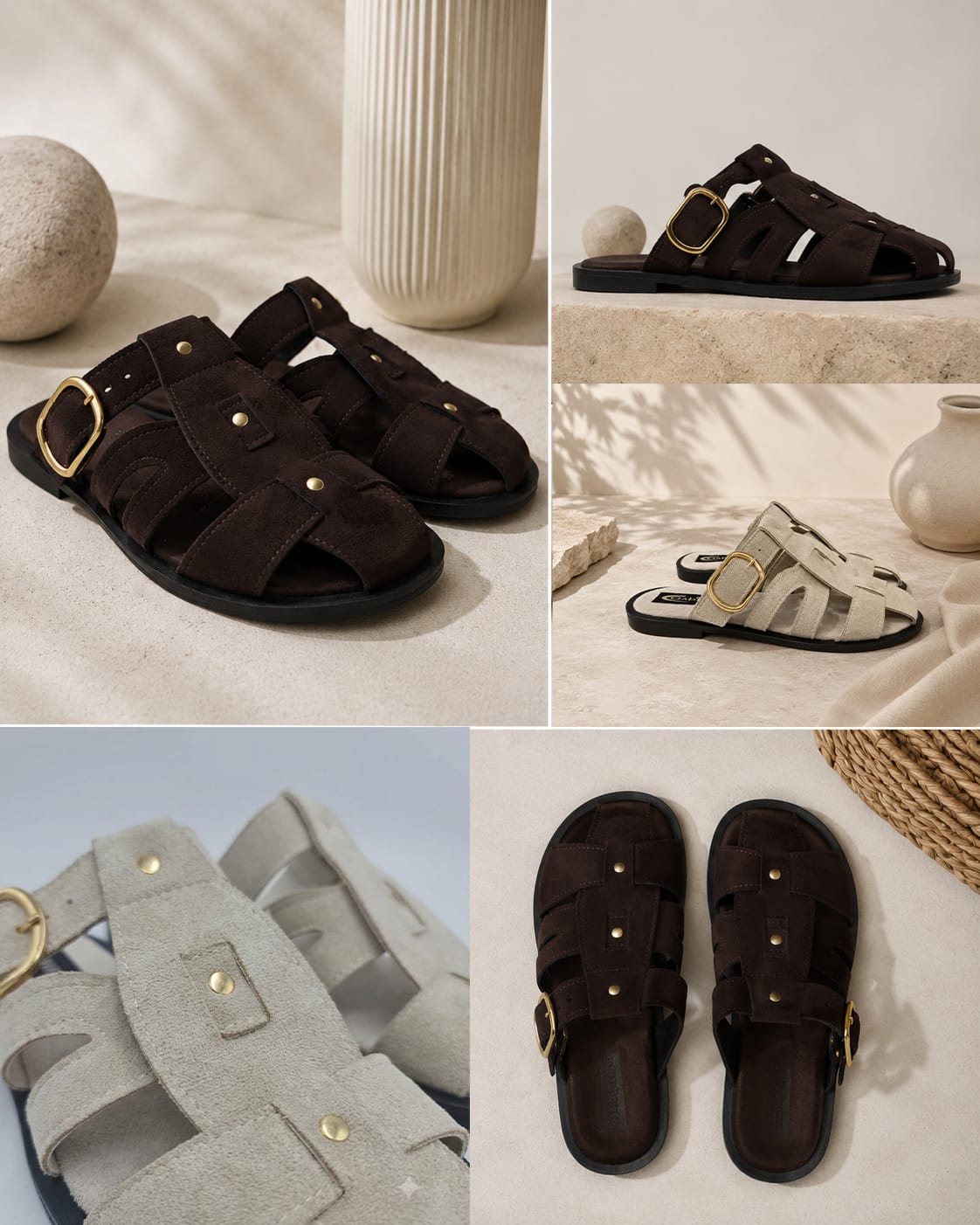 LUVIA Suede Sandals – Women's Everyday Sandals