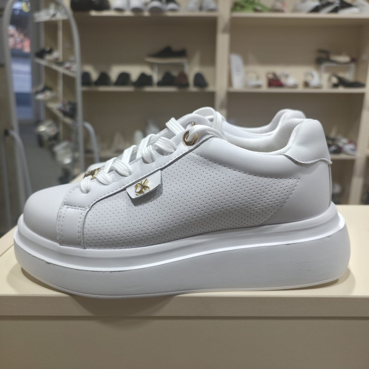 CK Platform Sneaker – White