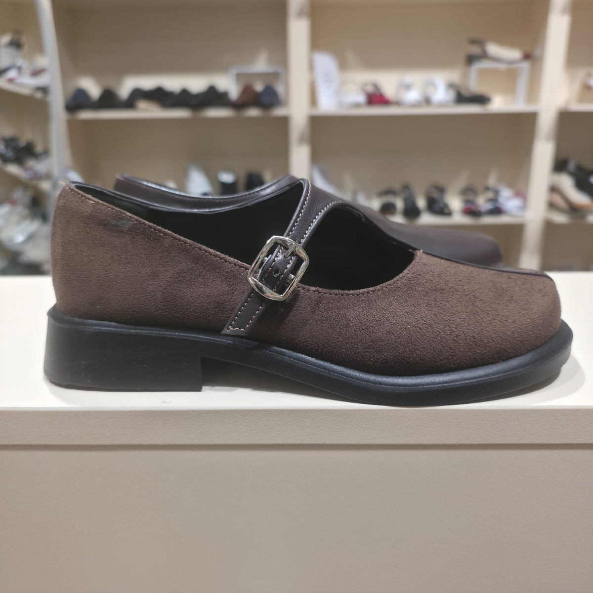 Handmade Leather & Suede Lightweight Shoe – Brown